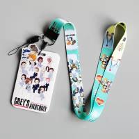 ราคา Greys Anatomy Doctor Card Holder With Lanyard Neck Strap Cute Women Men ID Credit Bank Business Card Holder Students Bus Card Case Visit Door Identity Badge Cards ID Card Passcard hold ID Card Holder 