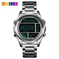 ราคา SKMEI 1448 นาฬิกา Sport Watch ของแท้ 100 ส่งเร็ว ตั้งเวลาไทยแล้ว นาฬิกาข้อมือผู้ชาย นาฬิกาผู้หญิง จับเวลา ตั้งปลุกได้ ไฟ LED กันน้ำ นาฬิกาดิจิตอล (13846498375)