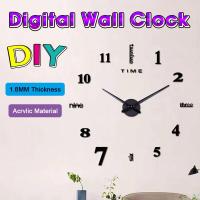 ราคา นาฬิกาติดผนัง นาฬิกาDIY นาฬิกาแขวนผนัง นาฬิกาอะคริลิค ติดตั้งง่าย สไตล์โมเดิร์นเสียงเงียบ แต่งบ้านตามสไตล์คุณ ประกอบง่าย ไม่ต้องเจาะผนัง นาฬิกา3D J43 (12755500370)