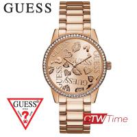 ราคา ผ่อนชำระ สูงสุด 10 เดือน Guess Smooch นาฬิกาข้อมือผู้หญิง สายสแตนเลส รุ่น W1205L3 สีพิ้งค์โกลด์ (13042809103)