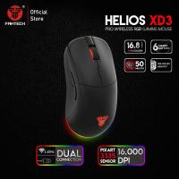 ราคา FANTECH HELIOS XD3ไร้สายและเมาส์แบบมีสาย PIXART 3335 16000 DPI และ RGB 83gr Light Gaming Mouse Huano 50ล้าน Switch Mice (19658324904)
