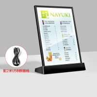 ราคา ป้ายไฟเมนูรูปตัว L ป้ายเมนู ป้ายไฟ ขนาดA4 แบบบางสีดำ สีขาว เมนูป้ายโฆษณาเรืองแสง ป้ายไฟLED ป้ายเมนูเรืองแสง ป้ายไฟตั้งโต๊ะ ป้ายLEDวางเค้าเตอร์ร้านอาหารคาเฟ่ กรอบป้ายไฟLEDเมนูร้าน (20681567409)