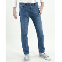 ราคา กางเกงยีนส์ ยืด ผู้ชาย ทรงกระบอกเล็ก สีฟ้า MEDIA JEANS SN SS24 2 (7184818329)