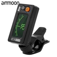 ราคา ammoon หมุดกีต้าร์ eno ET 31V Multi function Clip on Tuner Automatic Tuning Mode for Violin Viola Cello Double Bass Chromatic with LCD Display (19643774500)
