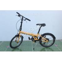 ราคา จักรยานพับได้ญี่ปุ่น ล้อ 20 นิ้ว มีเกียร์ อลูมิเนียม Louis Garneau สีเหลือง จักรยานมือสอง (17422395871)
