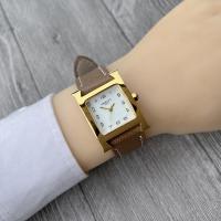 ราคา ของขวัญแฟชั่นนาฬิกาผู้หญิงสายคล้องหนังสี่เหลี่ยมลำลองสำหรับสุภาพสตรี (20491976741)