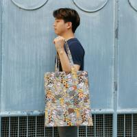 ราคา กระเป๋าผ้ายีนส์มีซิป Tote Bag ลายแมว ลายการ์ตูน ลายคณิตศาสตร์ กระเป๋ารักษ์โลก ถุงผ้าลดโลกร้อน ถุงผ้ารักษ์โลก (19029800175)
