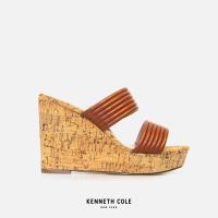 ราคา KENNETH COLE รองเท้าส้นตึกผู้หญิง รุ่น CAILYN สีน้ำตาล WED KL23CAI06 759 (17430060074)