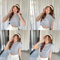 ราคา BEMYCHIC ครอปเบสิค เสื้อครอปสีพื้น เสื้อครอป BASIC CROP ครอปท็อป CROP TOP (16620917286)