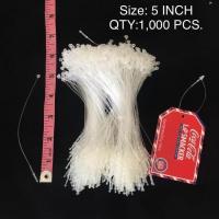 ราคา Loop pins Tag หนวดกุ้ง พลาสติกล็อคสินค้า เอ็นห้อยป้ายราคาสินค้า มีความยาวให้เลือกหลายขนาด บรรจุขาย 1000 ชิ้น ห่อ (696012154)