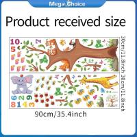 ราคา MegaChoice 100 Original 2 Sheets Cartoon Wall Stickers Forest Animals Mural Wallpaper For Kids Room Kindergarten Home Decoration (21178014171)