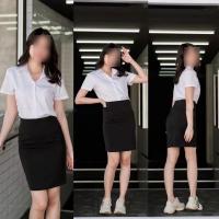 ราคา กระโปรงนักศึกษาหรือกระโปรงใส่ทำงาน เนื้อผ้าดี ไม่บาง ไม่หนาจนเกินไป (20956608034)