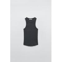 ราคา ZARA เสื้อยืดแขนกุดเข้ารูปสำหรับผู้หญิง3253301 250ใหม่สำหรับฤดูร้อน Cewek Seksi (20431913502)