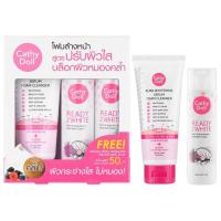 ราคา 1เซ็ท Cathy Doll โฟมล้างหน้า ออร่า 1 หลอด ครีมอาบน้ำกุหลาบไข่มุก 85ml 2 ขวด สูตรปรับผิวใส Aura Foam Rose Pearl (20316388465)