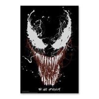 ราคา Venom โปสเตอร์ภาพยนตร์การ์ตูนฮีโร่ผ้าไหมผ้าใบวาดภาพและพิมพ์ภาพโมเดิร์นห้องนั่งเล่นการตกแต่งบ้านภาพวาด Cuadros (10707482493)