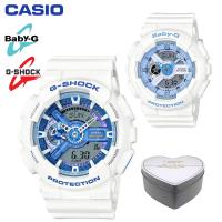 ราคา G Shock Baby G GA110 BA110 ชายและหญิงคู่กีฬานาฬิกากันน้ำและกันกระแทกเวลาโลกนำหน้าจอแสดงผลคู่ 4 ปีรับประกันสากล BA 110BE 7A GA 110WB 7A (19669480108)