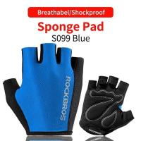 ราคา ถุงมือจักรยานเสือภูเขา ROCKBROSถุงมือขี่จักรยานเสือภูเขาระบายอากาศครึ่งนิ้วสำหรับฤดูร้อนอุปกรณ์กีฬาจักรยานเสือภูเขาผู้ชายผู้หญิง (18719184961)