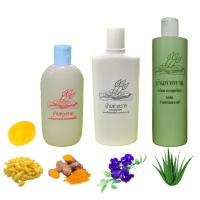 ราคา แชมพูสมุนไพร ชุดชาวเขื่อน ชุดผลิตภัณฑ์ดูแล ผมและผิวกาย สบู่รังไหม ครีมอาบน้ำผสมขมิ้น แชมพูดอกอัญชันผสมว่านหางจระเข้ ครีมนวดผม (11416287787)
