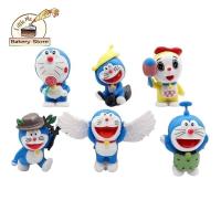 ราคา พร้อมส่ง โมเดลตกแต่งเค้ก โดเรม่อน เซ็ท 6 ตัว (20905547215)