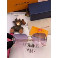 ราคา with packaging 2023L new womens square sunglasses driving sunglasses new frameless sunglasses fashion generous comfortable light exquisite luxury ultra light (20800702641)