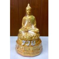 ราคา พระพุทธรูปปางสมาธิ หน้าตัก 5นิ้ว ฐานกลม 12 ราศี เนื้อเรซิ่น ขนาดสูง 28 ซม เส้นผ่านศูนย์กลางฐาน 17ซม ประดับเกล็ดเพชร (409214568)