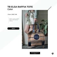 ราคา kwanmaniescloset TB Elsa Raffia Tote (19857122224)