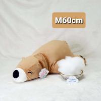 ราคา สุดคุ้ม ตุ๊กตานุ่มนิ่ม หมีขาวขั้วโลก หมีขั้วโลก หมีขี้เซา ใยไมโคร ผ้า nano Spandex ขนาด S45cm M55cm XL110cm XXL120cm (7919259695)