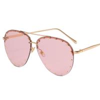 ราคา CIFbuy New Candy Color Sunglasses Fashion Trend Lock Chain Glasses Leg Sunglasses UV Proof Womens Glasses (20219884204)