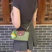 ราคา Longchamp Dumpling bag avocado green small bag short handle dumpling bag female dumpling bag female messenger bag (19941524173)