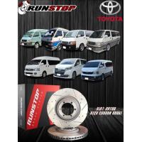 ราคา จานเบรคหน้า หลัง ยี่ห้อ RUNSTOP ใช้กับ TOYOTA HIACECOMMUTERVENTURYMAJESTY ทุกรุ่น 1คู่ (21186799434)