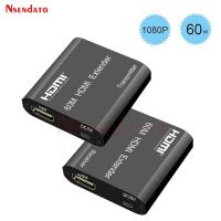 ราคา ตัวขยาย HDMI RJ45 Aux Audio 4K 60M 120M มากกว่า HDMI Cat6อีเทอร์เน็ต5E กล่องขยายสัญญาณ Swtich สำหรับ PS4 PS5 Apple แล็ปท็อปพีซีทีวี HDTV (20090388804)