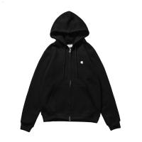 ราคา Carhartt Carhart Embroidery Small Logo Solid Color Tooling Hoodie Mens And Womens Loose Plus Velvet Sweater Jacket (20709175923)