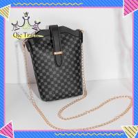 ราคา QIC Mini Crossbody Bag Trendy Retro Printing Pu Leather Mobile Phone Chain Bag For Women Gifts (20817651431)