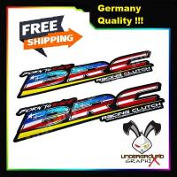 ราคา 2pcs สองชิ้น สติ๊กเกอร์ BRC Racing Clutch USA Truck สติ๊กเกอร์ติดรถBRC Car Sticker (1690494031)
