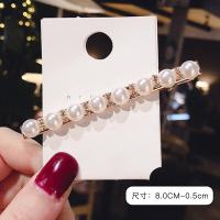 ราคา ACC เกาหลีสุทธิผมสีแดงขาง่ายคลิป Pearl เครื่องประดับผมอุปกรณ์ตกแต่งผมสตรี (8865385436)