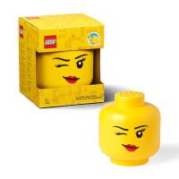 ราคา กล่องเลโก้ กล่องใส่เลโก้ หัวเลโก้ LEGO HEAD WINKING size S (20455659484)