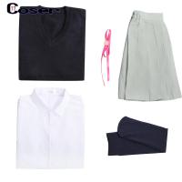 ราคา COSER 77 Cosplay Anime Shikimoris Not Just a Cutie Shikimori Izumi Neko Hachimitsu Yui Cosplay ชุดคอสเพลย์ ชุดนักเรียน ญี่ปุ่น Uniform ชุด JK ชุด Halloween Cosplay Cloting Coser77 (18064092259)