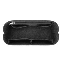 ราคา Ranker สำหรับกระเป๋าถือ LONGCHAMP ROSEAU M ผ้าสักหลาดด้านในถุงซิปพอดีกระเป๋าถือแบบหรูหรากระเป๋าสำหรับคุณแม่เดินทาง Tas Kosmetik (17671026143)