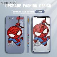 ราคา Hontinga เคสโทรศัพท์มือถือ เคสไอโฟน ลายสไปเดอร์แมน สำหรับIphone 6 6S 7 8 Plus SE 2020 (8908509905)