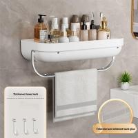 ราคา HANGDIAN จัดส่งฟรี ที่วางของเข้ามุม ชั้นวางของในห้องน้ํา ไม่ต้องเจาะ การติดตั้งใช้เวลาเพียง 1 วินาที นห้องน้ำ ชั้นวางของ ติดผนัง ที่วางแชมพู แบบเข้ามุม ชั้นวางติดผนัง ชั้นวางใ ห้องน้ำ ไม่ต้องเจาะผนัง 