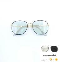 ราคา แว่นกรองแสง ออกแดดเปลี่ยนสี สายตาสั้น 1903 กรองแสงสีฟ้า ออกแดดเปลี่ยนสี กันแดด (20332834155)