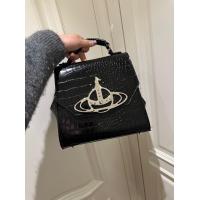 ราคา Vivienne Westwood Zui เวอร์ชั่นสูงลดลง สายจระเข้แปซิฟิกตะวันตกหลังสีเงากระเป๋าเป้กระเป๋าสะพายข้างดาวเสาร์ (20244065097)