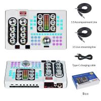 ราคา SX98การ์ดเสียงรุ่นภาษาอังกฤษสีขาว48V อุปกรณ์การ์ดเสียงชุดคอมพิวเตอร์ K การบันทึกเพลงเคส (19938434791)