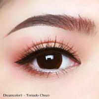 ราคา คอนแทคเลนส์ Dreamcolor1 รุ่น Tornado สี Choco เลนส์รายเดือน ขนาด 14 5 mm กันรังสียูวี มีค่าสายตา 0 00 10 00 (16637976927)