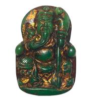 ราคา เทพเจ้ากวนอู เนื้อหยกเขียวลงรักเก่าเครื่องรางAmulets (11749943626)