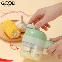 ราคา 7in1เครื่องบดกระเทียมไฟฟ้า ที่บดกระเทียมไร้สาย เครื่องปั่นพริกพกพา เครื่องสับกระเทียม บดสับกระเทียม พริก ผัก เนื้อ (20363221622)