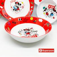 ราคา ขายแยกชิ้น Mickey Couple จานข้าวเด็ก ชาม ถาดหลุม แก้วน้ำ ช้อนส้อม เมลามีน ลายการ์ตูนมิกกี้ Superware ศรีไทยซุปเปอร์แวร์ 1 ชิ้น item sell SEPERATELY (12663394227)