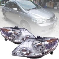 ราคา เสื้อไฟหน้า โคมไฟหน้า รุ่น ฮอนด้า ซิตตี้ HONDA CITY ZX ปี 2006 2008 1 คู่ ซ้าย ขวา ไม่รวมชุดหลอดไฟ และสายไฟ (6133674013)