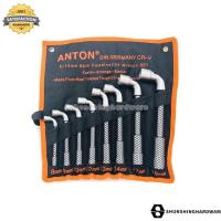 ราคา ANTON ชุดบล็อกตัวL หัวทะลุ 8ชิ้น GERMANY (10370567314)