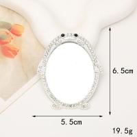 ราคา Ladies Portable Makeup Mirror Flip Mirror Portable Vanity Mirror HD Makeup Mirror Diy Makeup Mirror Vanity Mirror (20334044019)